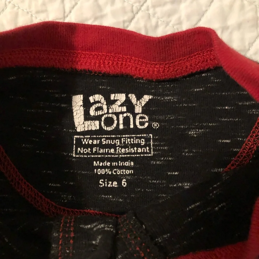 Lazy One Moose Caboose onesie. Size 6 girls.